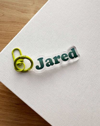 Pop & Match | Custom Name Acrylic Keychain
