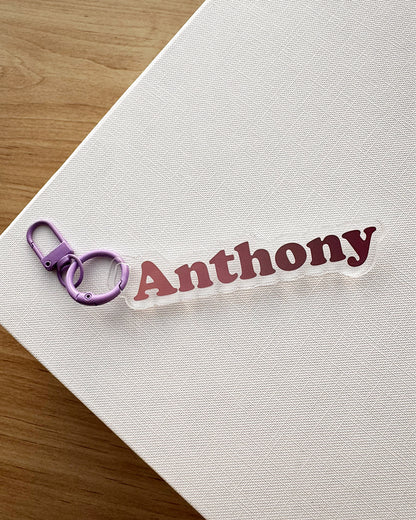 Pop & Match | Custom Name Acrylic Keychain