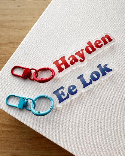 Pop & Match | Custom Name Acrylic Keychain