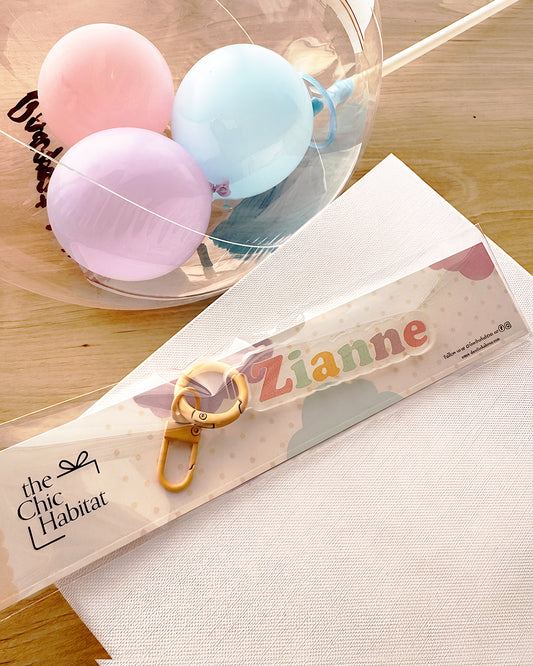 Pop & Match | Custom Name Acrylic Keychain