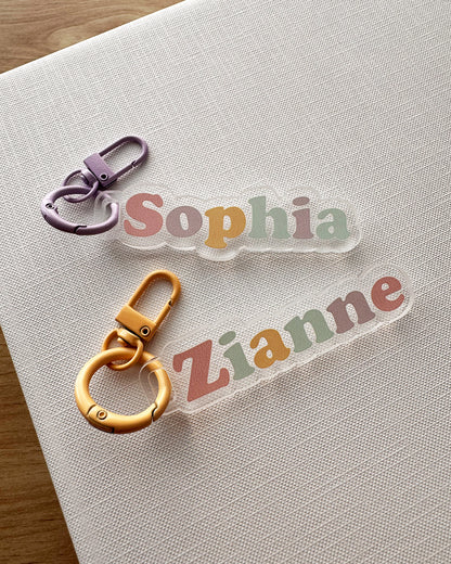 Pop & Match | Custom Name Acrylic Keychain
