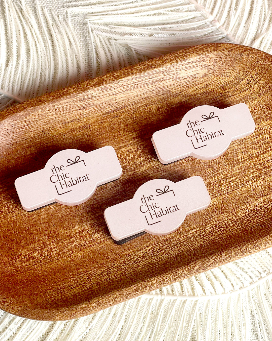 Personalised Acrylic Name Tag with Magnetic Back