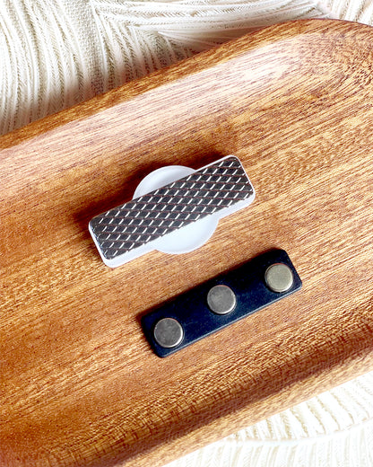Personalised Acrylic Name Tag with Magnetic Back