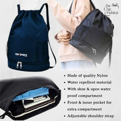 Easy Carry | Polyester Oxford Fashion Drawstring Bag