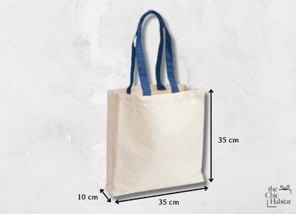 Duo Carry | Duo Tone Canvas Tote Bag - 12oz