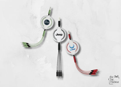 Retract Trio | 3-in-1 Retractable USB Cable