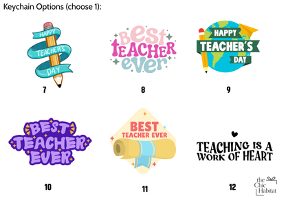 Little Loop Co. | Teacher's Day Special | Acrylic Keychains