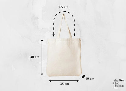 Basic Carry | Natural Cotton Tote Bag - 10oz