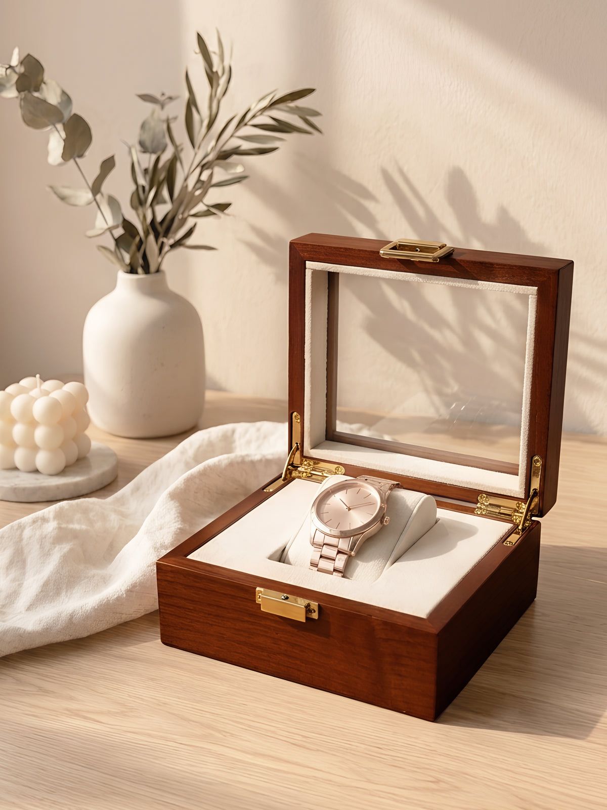 The Keeper One | Wooden Watch Box Single