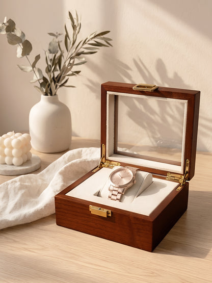 The Keeper One | Wooden Watch Box Single