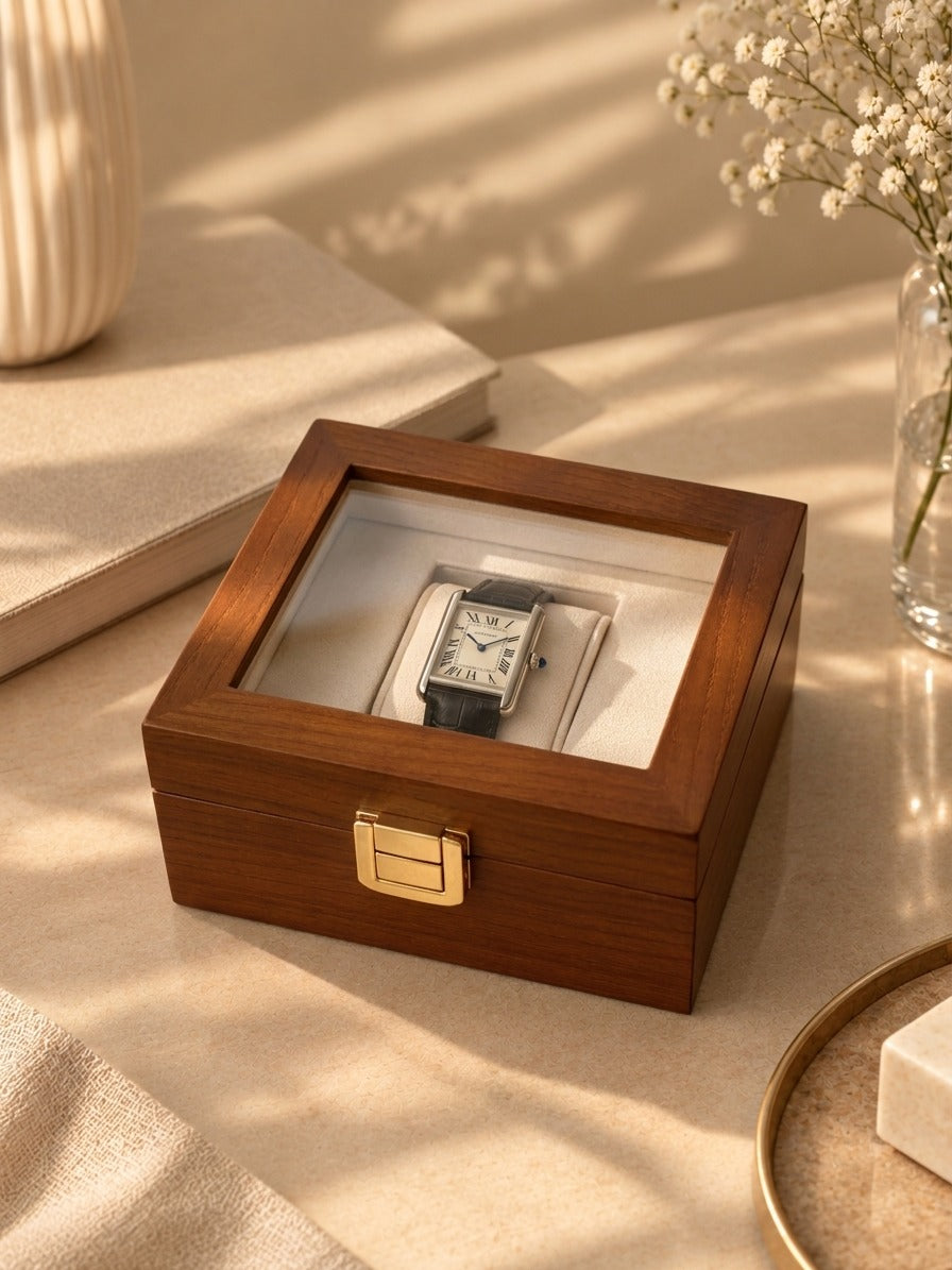 The Keeper One | Wooden Watch Box Single