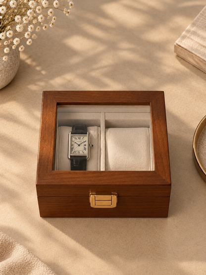 The Keeper Two | Wooden Watch Box Duo