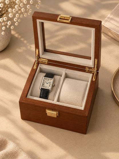 The Keeper Two | Wooden Watch Box Duo
