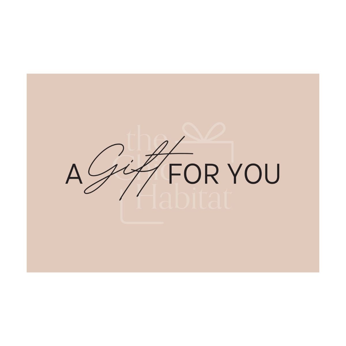 Best Gift (Card) Ever - Personalized Gift - The Chic Habitat