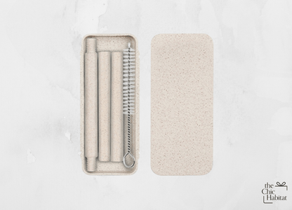 Eco Ease | Detachable Straw Set - Personalized Gift - The Chic Habitat