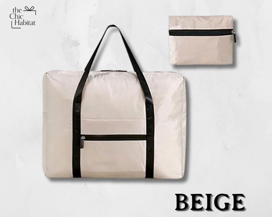 Flex Carry | Foldable Holiday Travel Luggage Bag -Personalized Gift- The Chic Habitat
