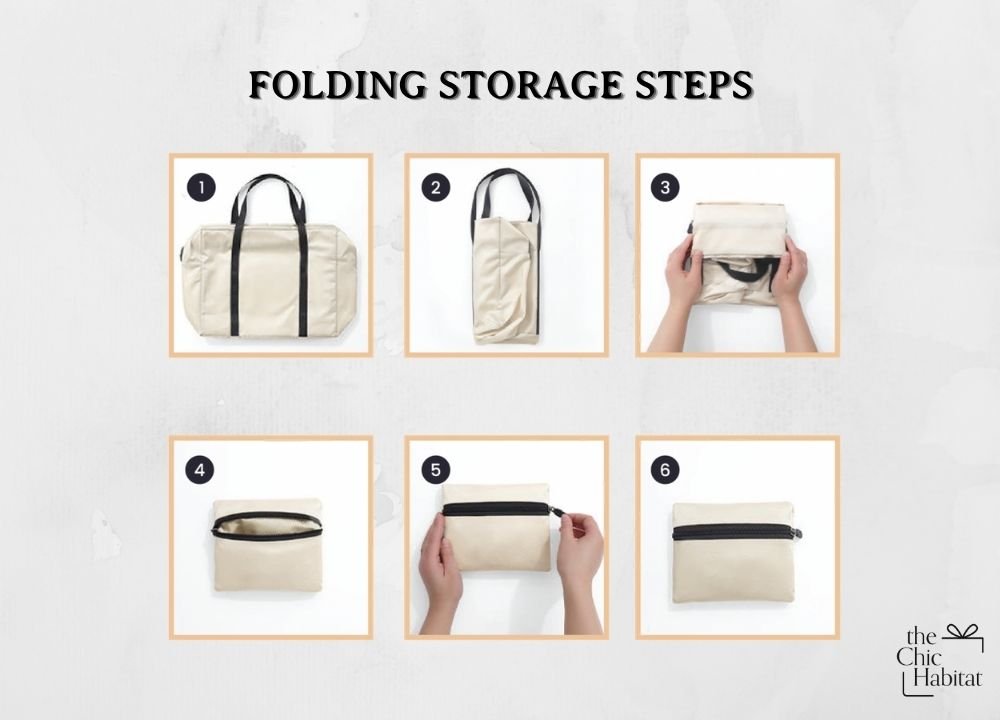 Flex Carry | Foldable Holiday Travel Luggage Bag -Personalized Gift- The Chic Habitat
