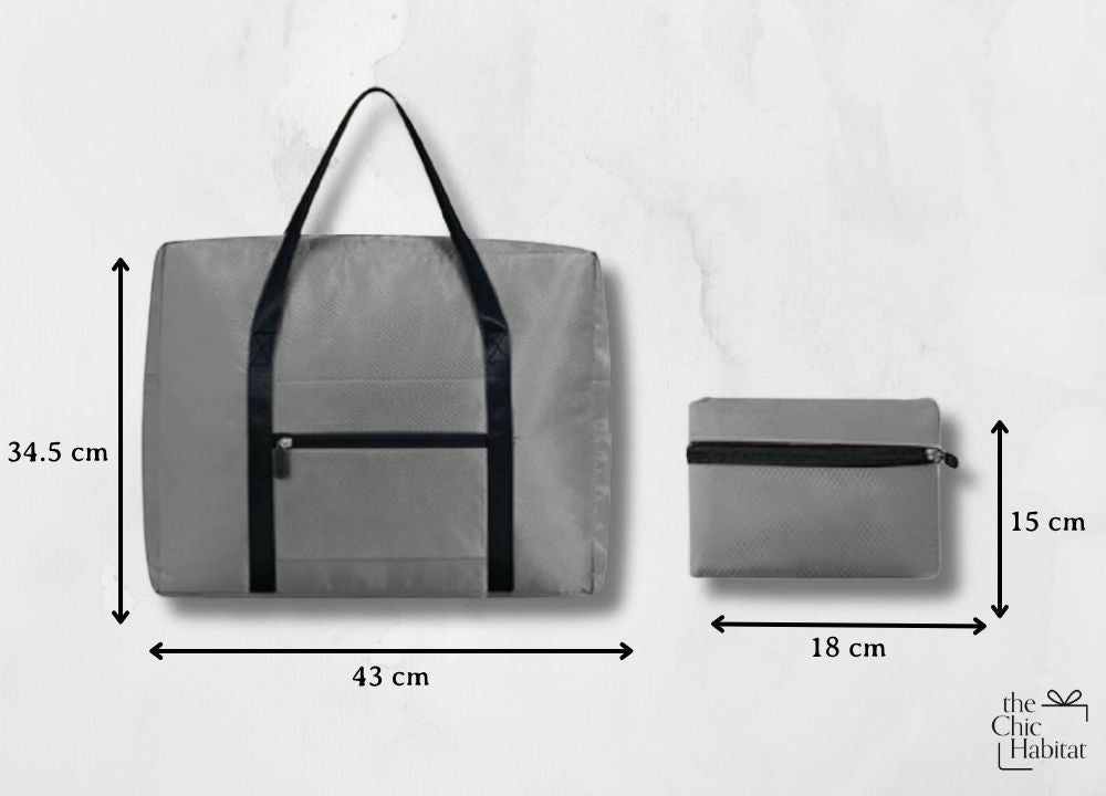 Flex Carry | Foldable Holiday Travel Luggage Bag -Personalized Gift- The Chic Habitat