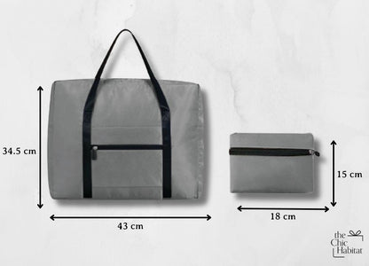 Flex Carry | Foldable Holiday Travel Luggage Bag -Personalized Gift- The Chic Habitat