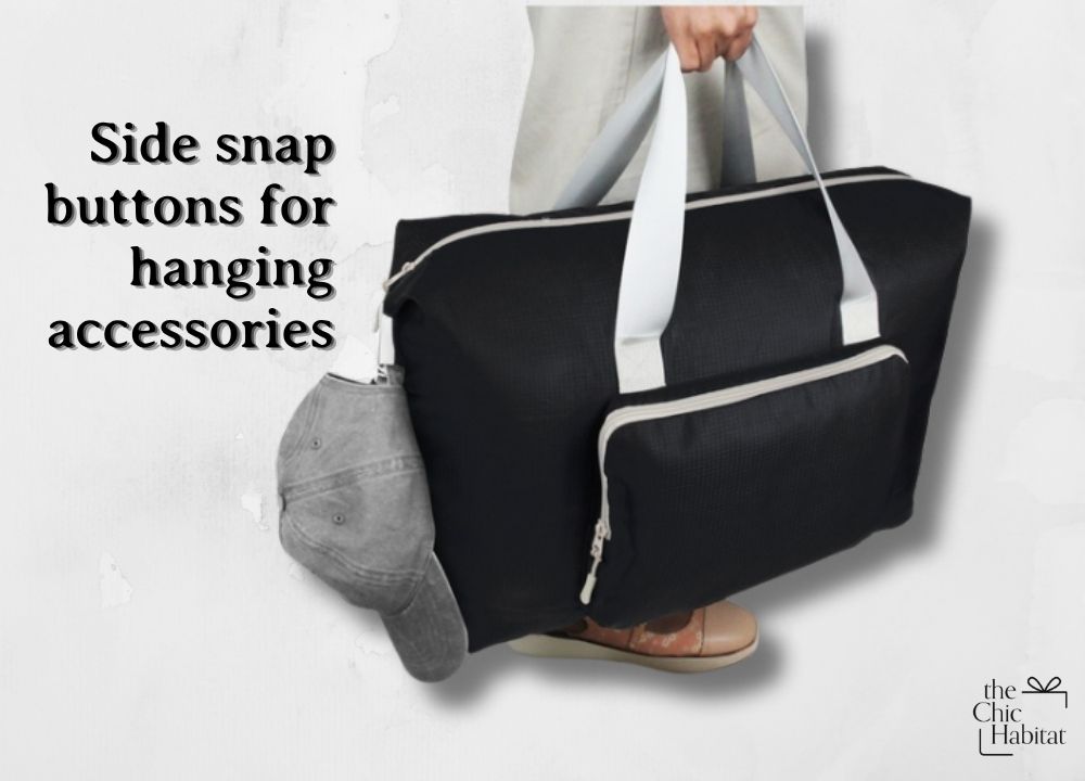 Fold Carry | Foldable Travel Bag -Personalized Gift- The Chic Habitat