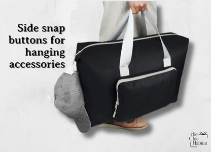 Fold Carry | Foldable Travel Bag -Personalized Gift- The Chic Habitat