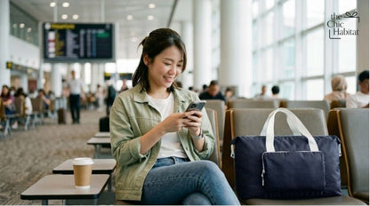 Fold Carry | Foldable Travel Bag -Personalized Gift- The Chic Habitat
