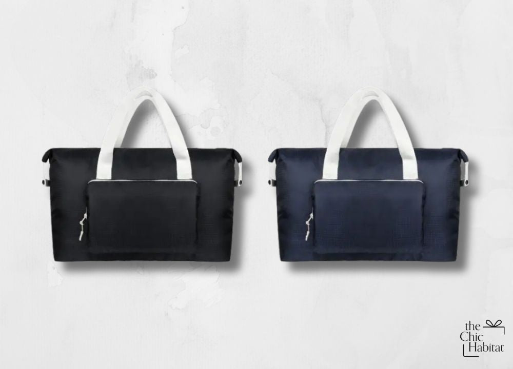Fold Carry | Foldable Travel Bag -Personalized Gift- The Chic Habitat