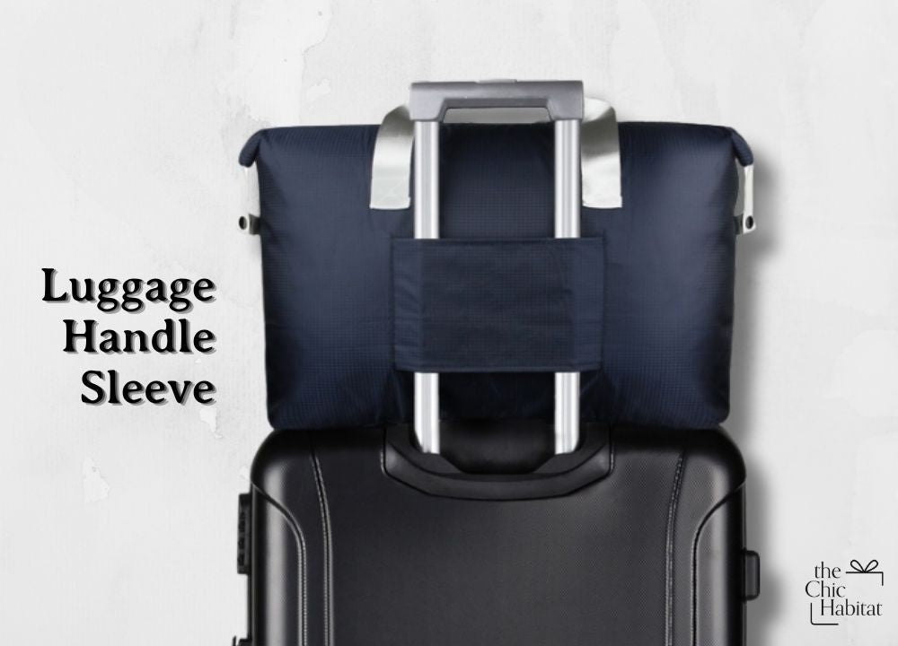 Fold Carry | Foldable Travel Bag -Personalized Gift- The Chic Habitat