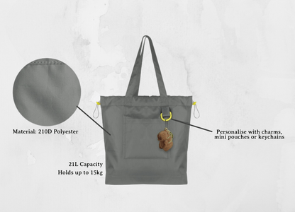 FoldEase | Foldable Shopping Bag - Personalized Gift - The Chic Habitat