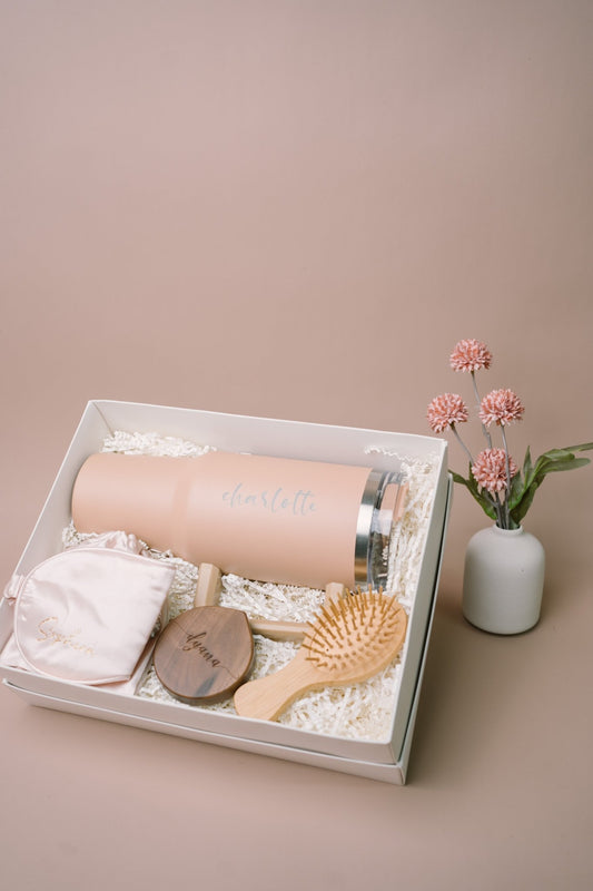 Gift Set | Peach & Poise - Personalized Gift - The Chic Habitat