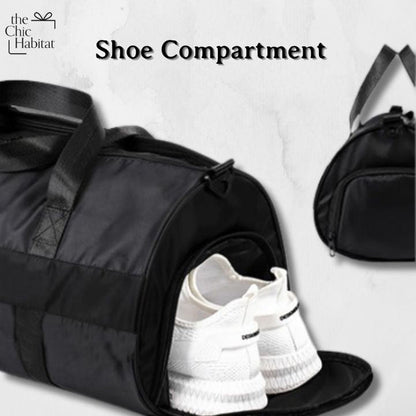 GoDuffel |Travel Oxford Duffel Gym Bag -Personalized Gift- The Chic Habitat