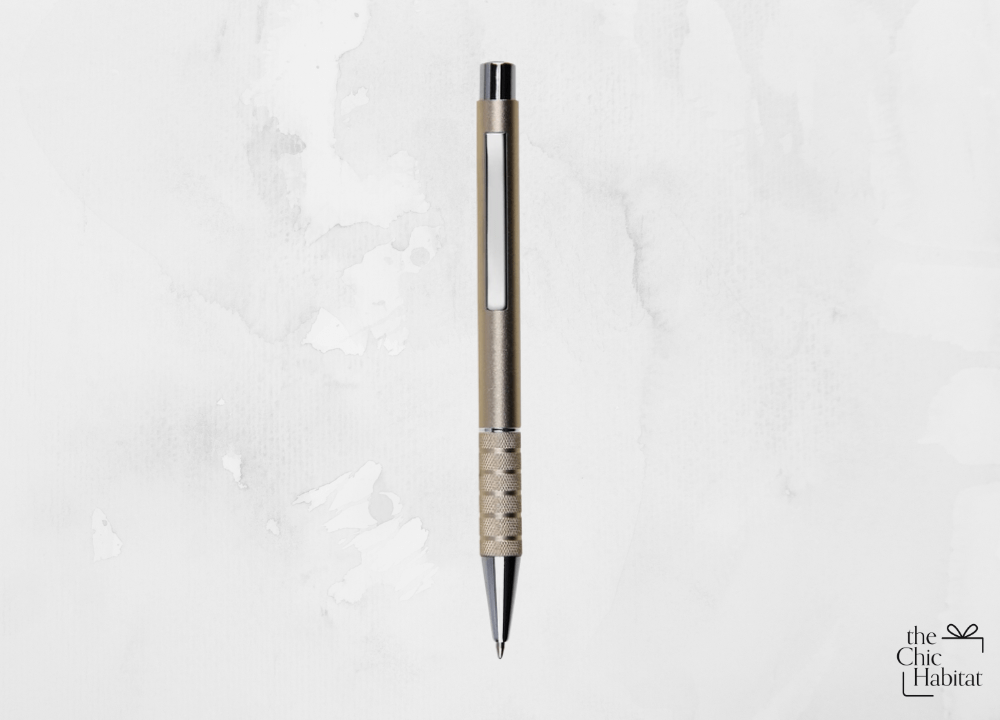 GripLine | Metal Ball Pen - Personalized Gift - The Chic Habitat