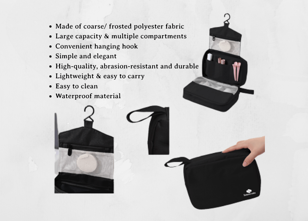 HangPack | Multipurpose Toiletry Bag - Personalized Gift - The Chic Habitat