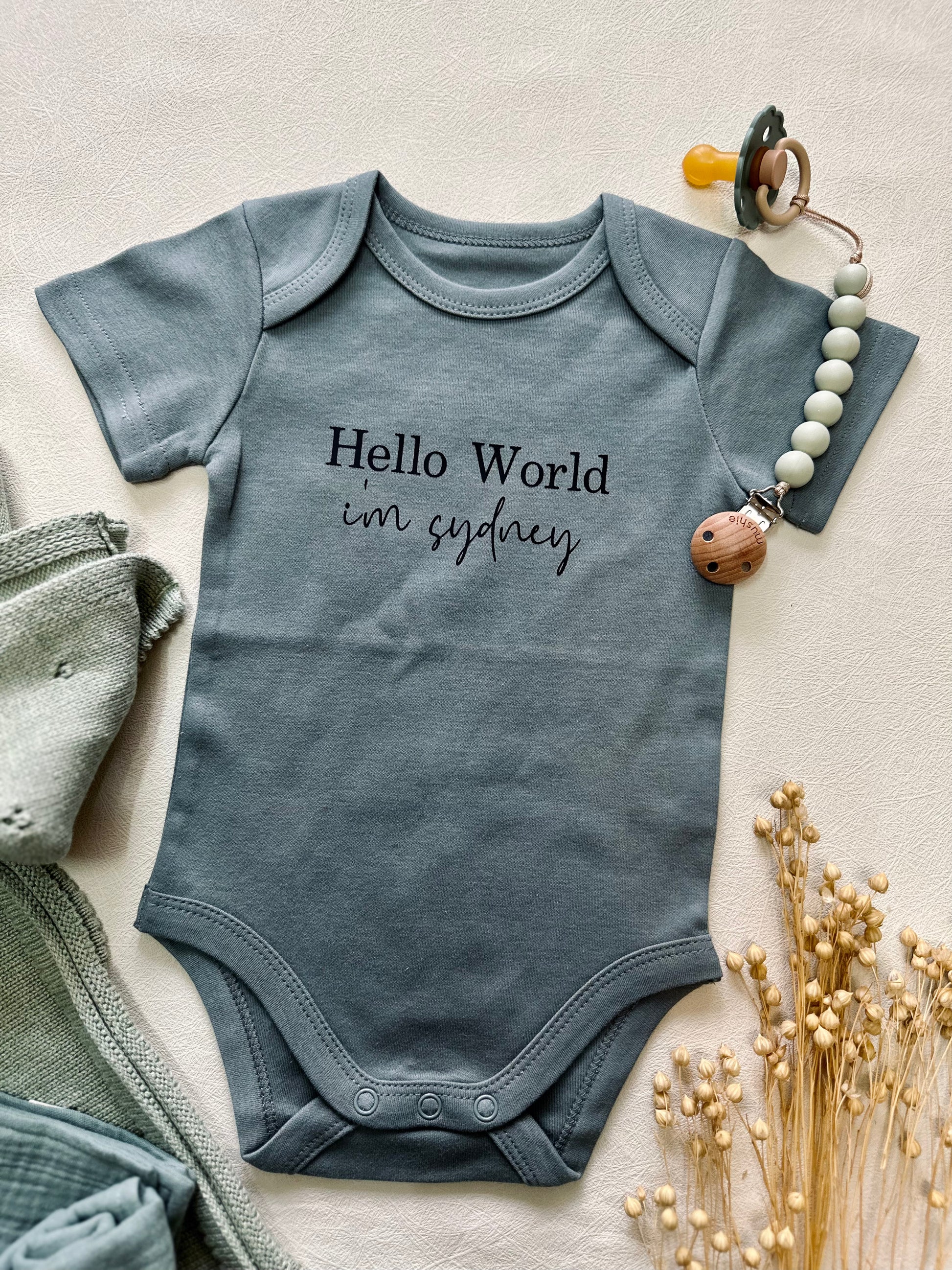 Hello world onesie sales boy