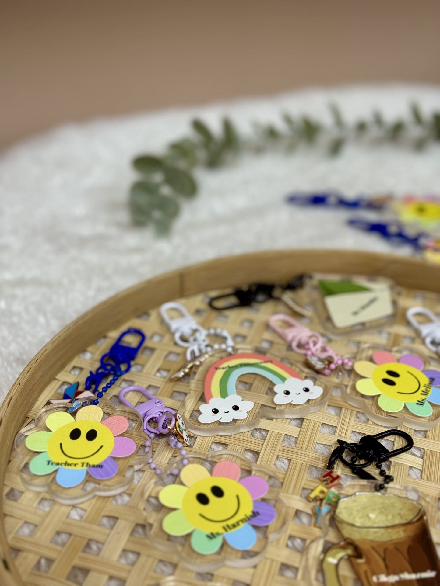 Little Loop Co. | Acrylic Keychains - Personalized Gift - The Chic Habitat