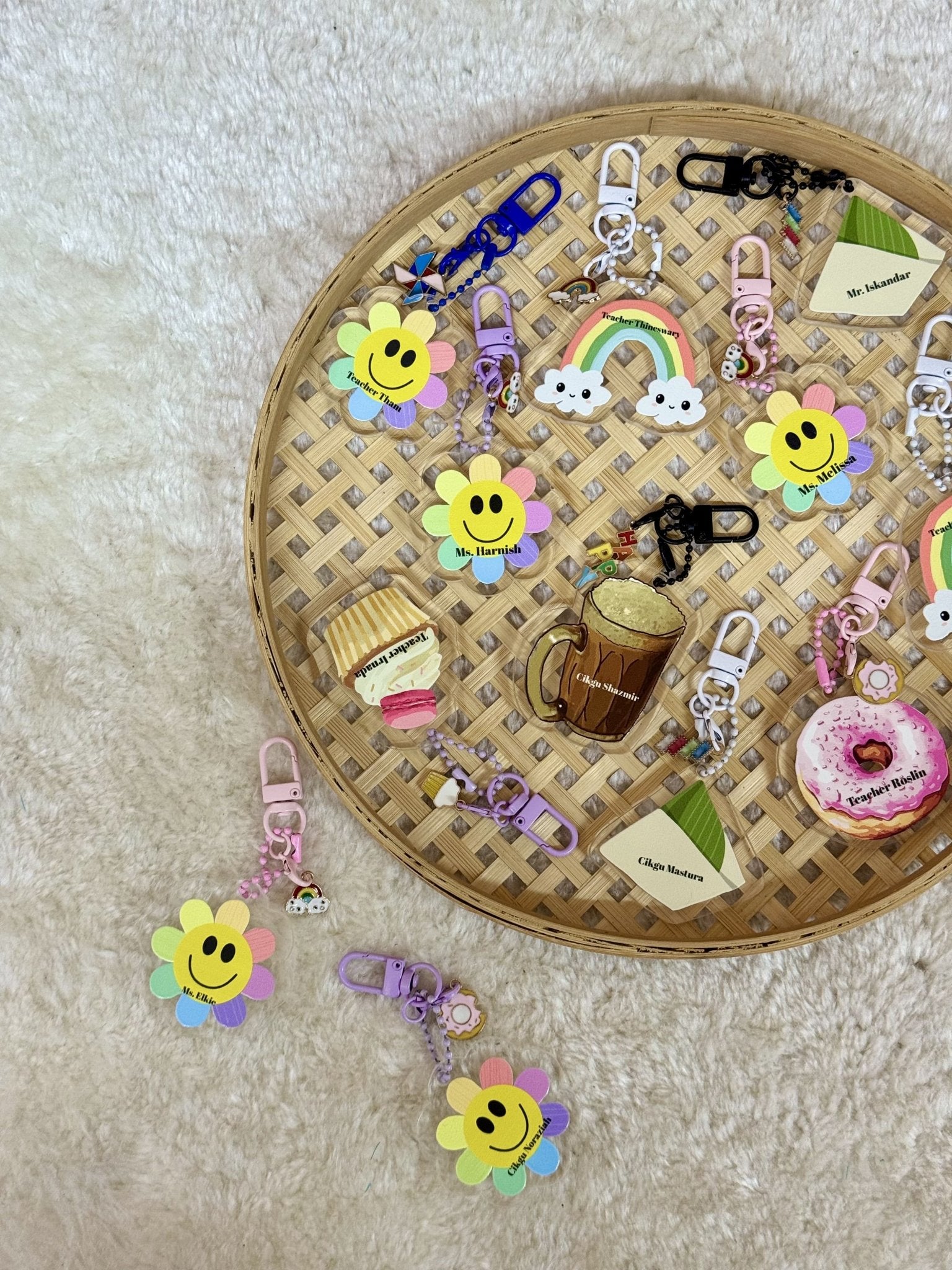 Little Loop Co. | Acrylic Keychains - Personalized Gift - The Chic Habitat