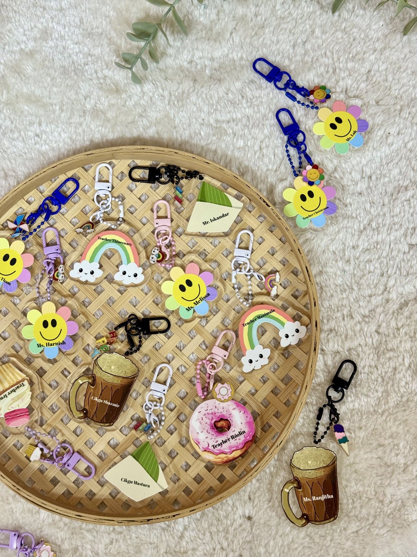 Little Loop Co. | Acrylic Keychains - Personalized Gift - The Chic Habitat
