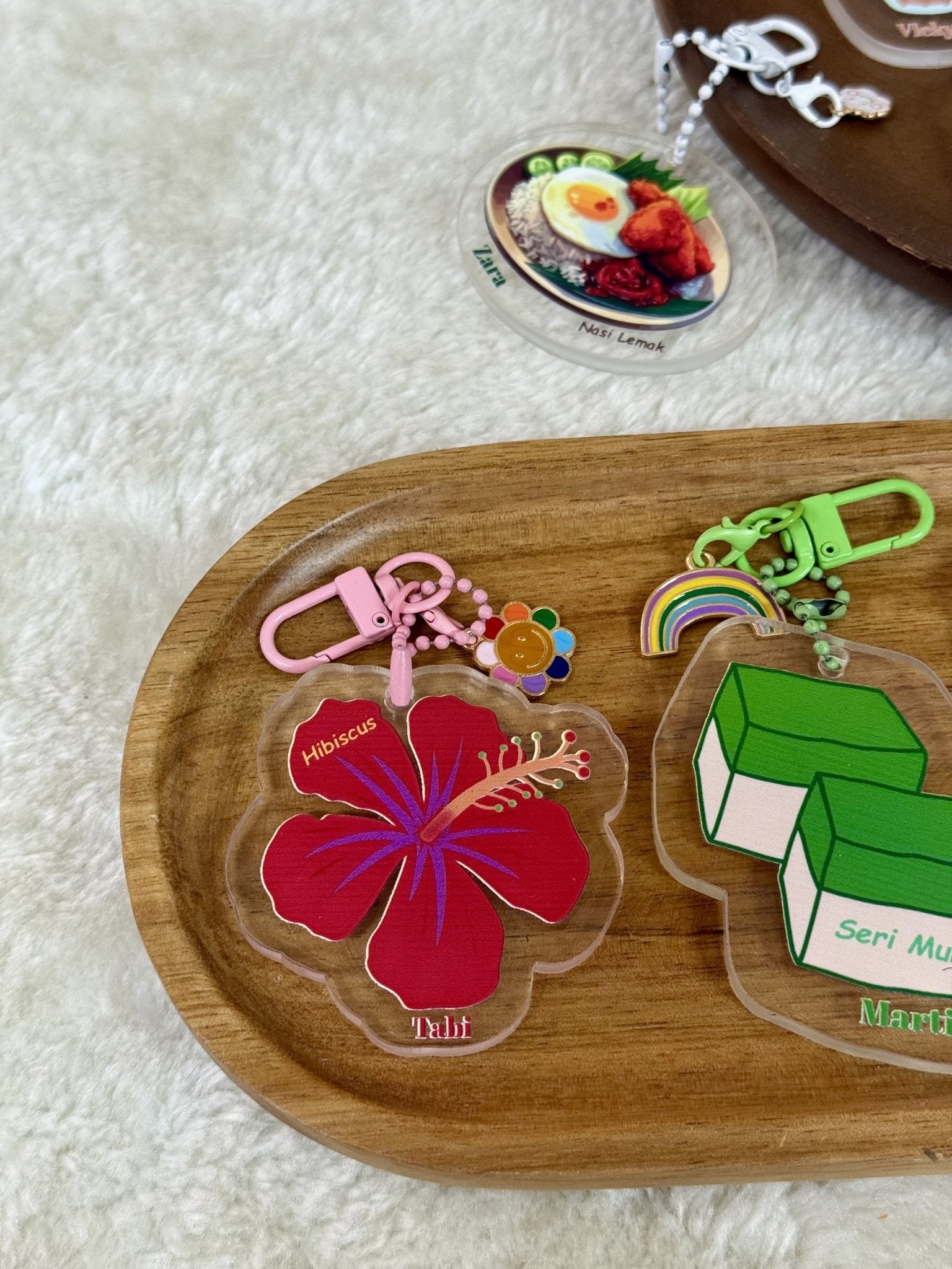 Lokal Loop Co. | Malaysia Acrylic Keychains - Personalized Gift - The Chic Habitat