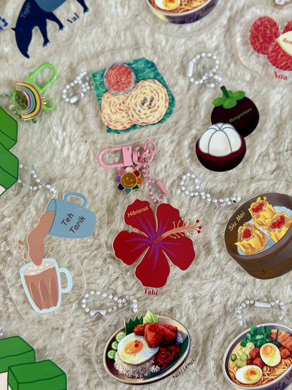 Lokal Loop Co. | Malaysia Acrylic Keychains - Personalized Gift - The Chic Habitat