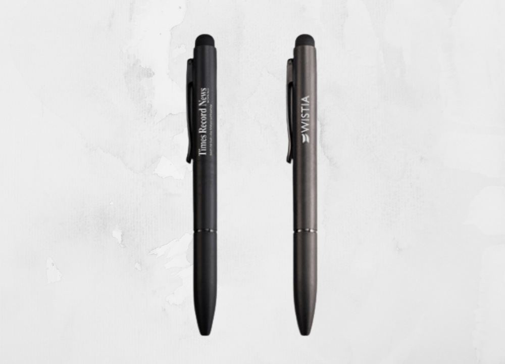 MatteFlow | Metal Ball Pen with Stylus - Personalized Gift - The Chic Habitat