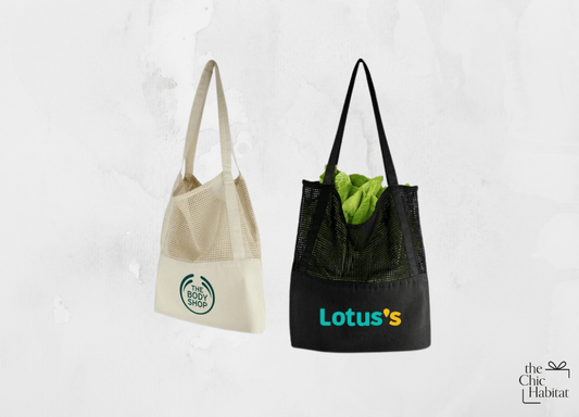 Mesh Mate | Eco Mesh Tote - Personalized Gift - The Chic Habitat