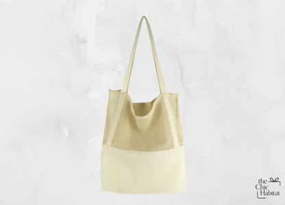 Mesh Mate | Eco Mesh Tote - Personalized Gift - The Chic Habitat