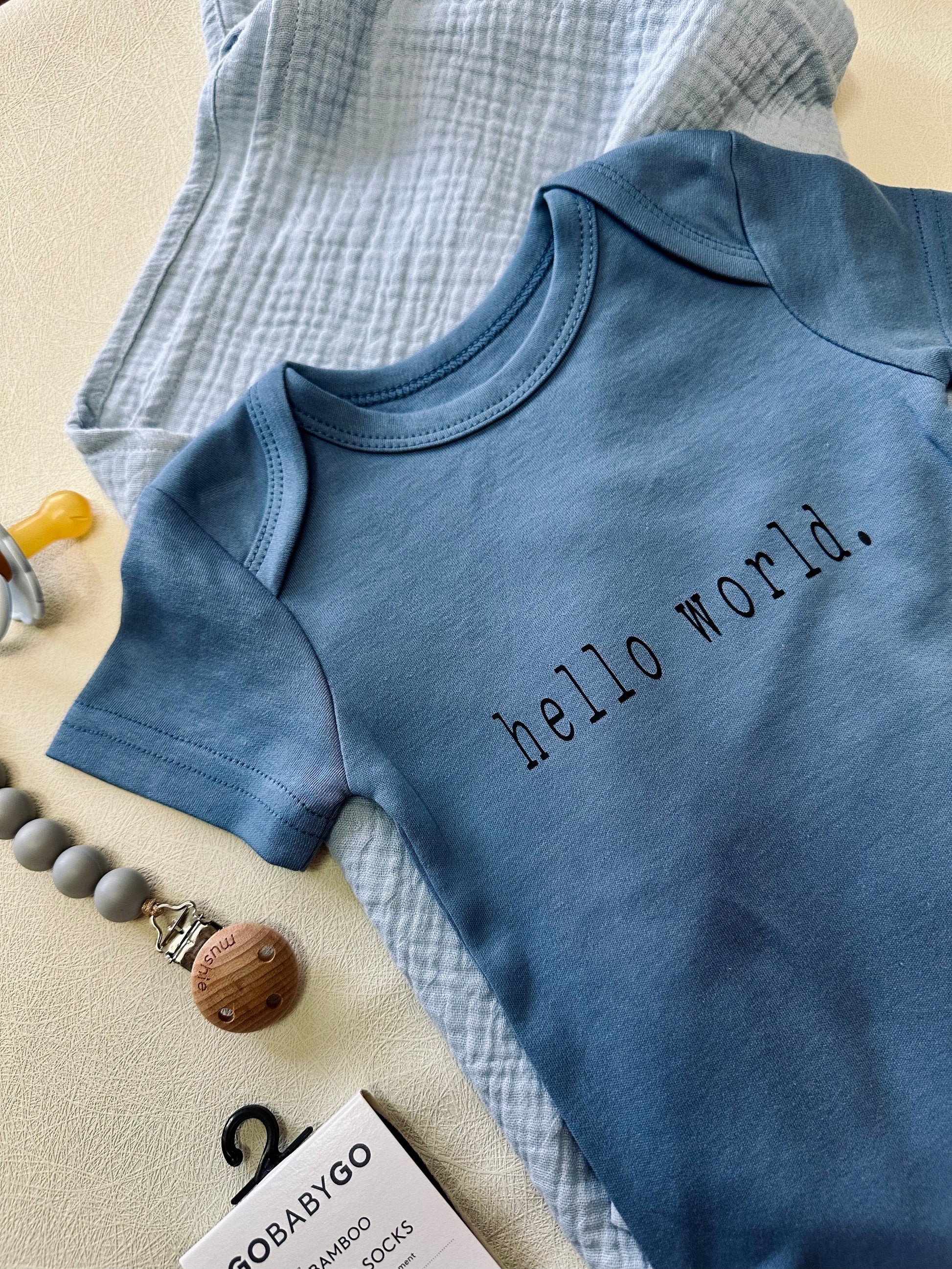 Newborn Personalized Onesie -Personalized Gift- The Chic Habitat
