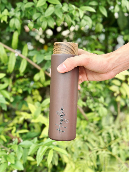 Cedarwood Thermos Flask