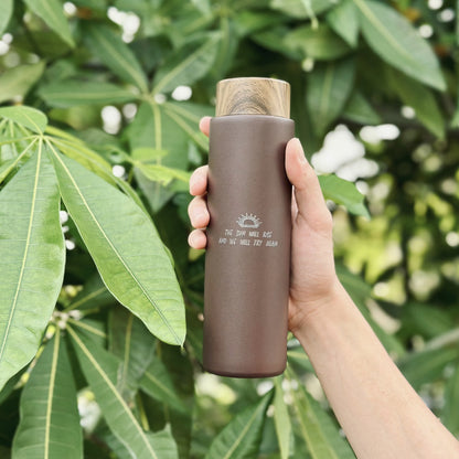 Cedarwood Thermos Flask