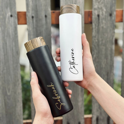 Cedarwood Thermos Flask