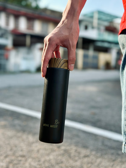 Cedarwood Thermos Flask