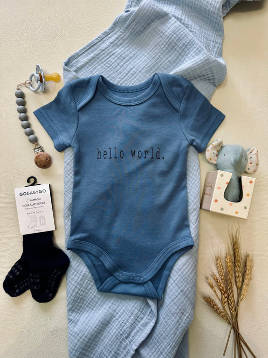 Newborn Personalized Onesie -Personalized Gift- The Chic Habitat