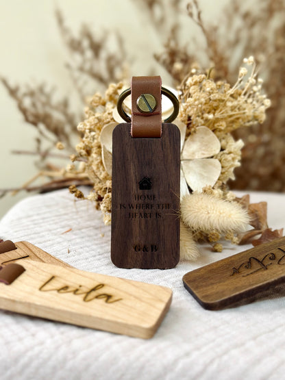 Personalized Wooden Keychains