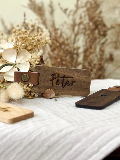 Personalized Wooden Keychains